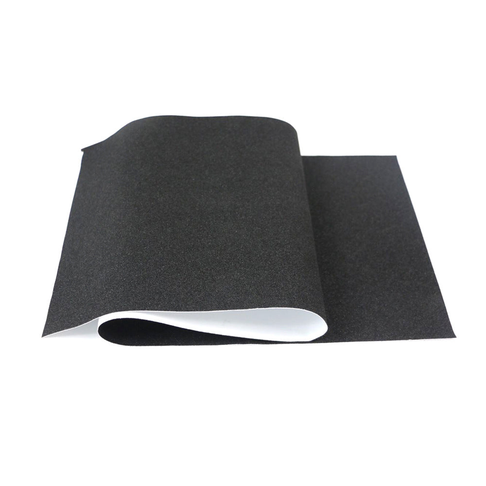 2Pcs Skateboard Grip Tape Sheet Black 81 x 21cm Griptape