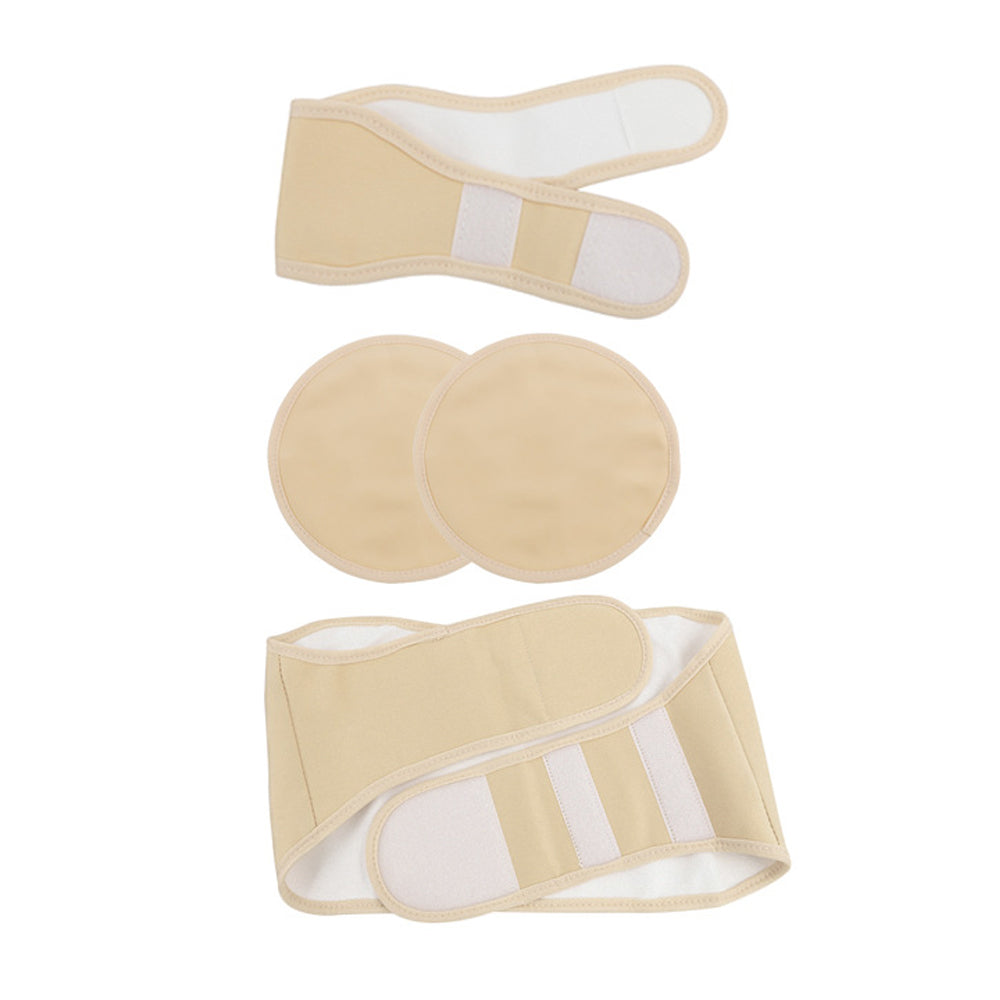 4 Pcs Reusable Castor Oil Wrap Kit for Waist Neck Breast