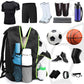 Water Repellent Sports Soccer Backpack with Ball Holder and Shoe Compartment