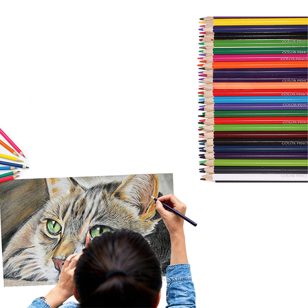 Pre Sharpened Colored Pencil Set for Drawing Coloring and Blending