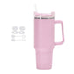 40oz Stainless Steel Water Tumbler with 6Pcs Silicone Spill Proof Stopper