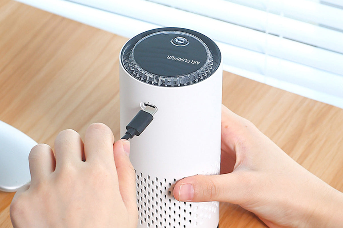 USB Freshener Air Purifiers With Colorful Lights For Car Pet Bedroom Office