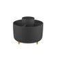 360 Degree Rotating Desk Pen Organizer with 5 Compartments