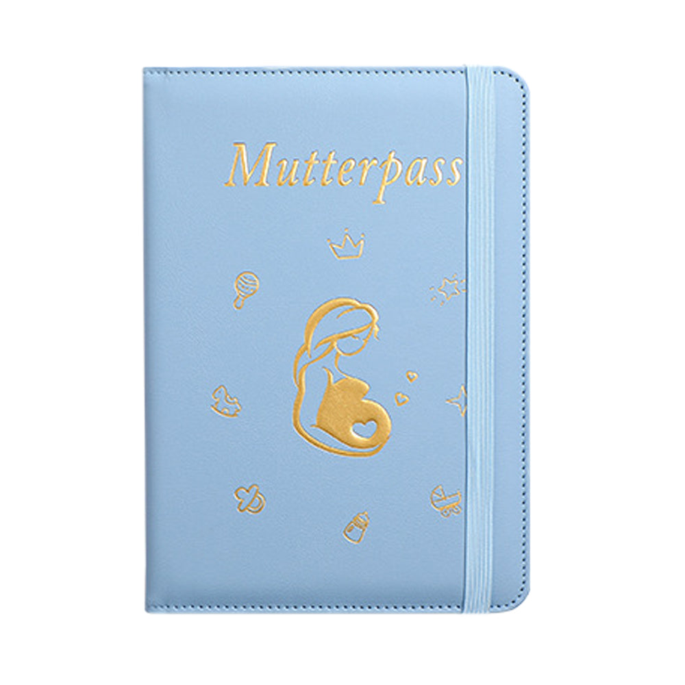 Pregnancy Daily Journal PU Cover Card Holder