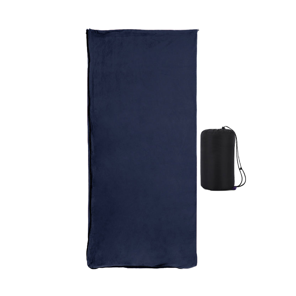 Fleece Sleeping Bag Liner Portable Travel Sleeping Sack Sheet