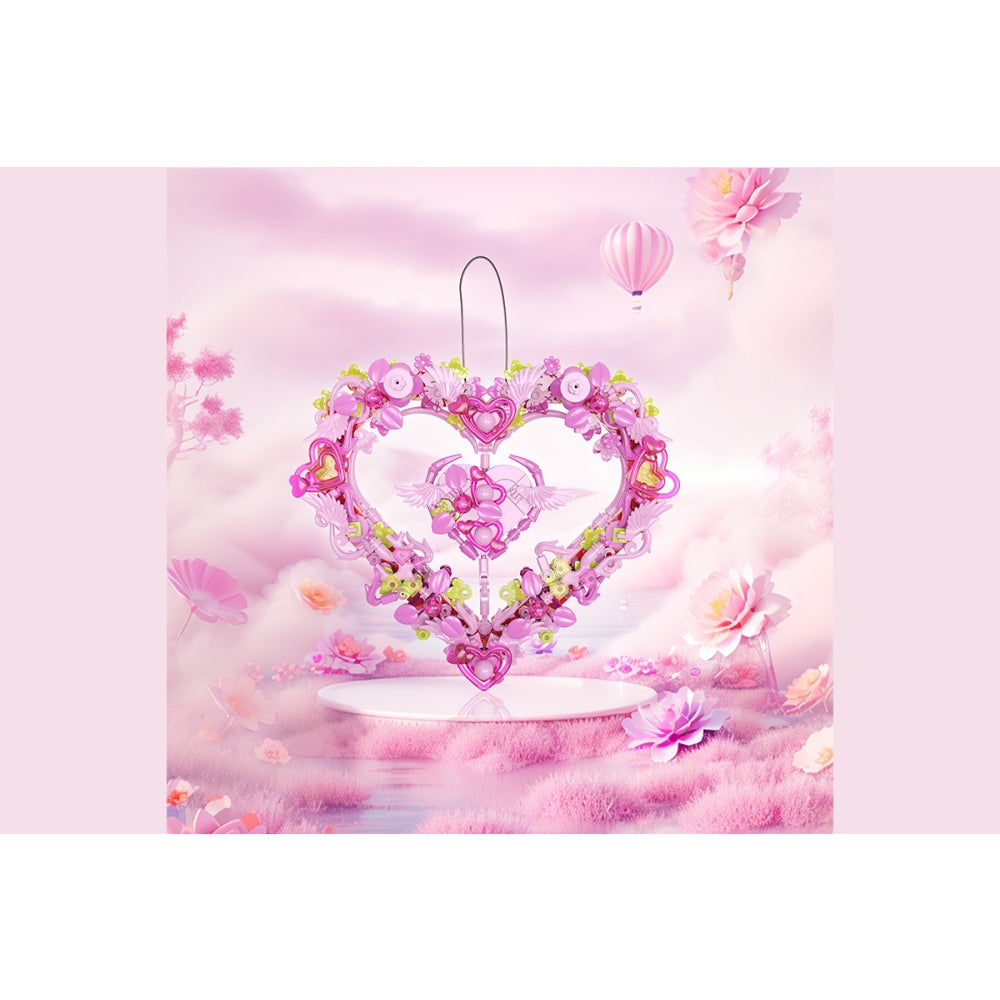 Heart Wreath Building Blocks Set