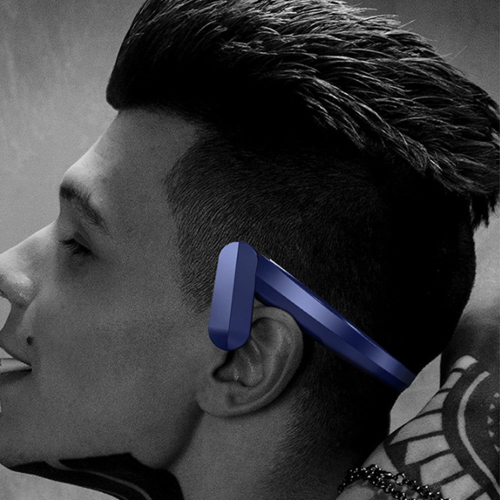 2Pcs Bone Conduction Bluetooth 5.1 Wireless Earbuds for Sports