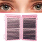 640Pcs Lash Clusters Kit Eyelashes Clusters Kit D Curl Fluffy Wispy False Eyelashes