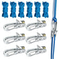 6PCS Rope Tensioner Kit Guyline Tightener Camping Rope Lock Set