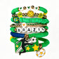 Colorful Soft Clay Football World Cup Bracelets Set for Aldults Soccer Fans