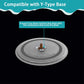 2Pcs Microwave Oven 24.5cm Glass Plate Y Type Glass For Lg Galanz Midea Microwave Oven Parts Accessories