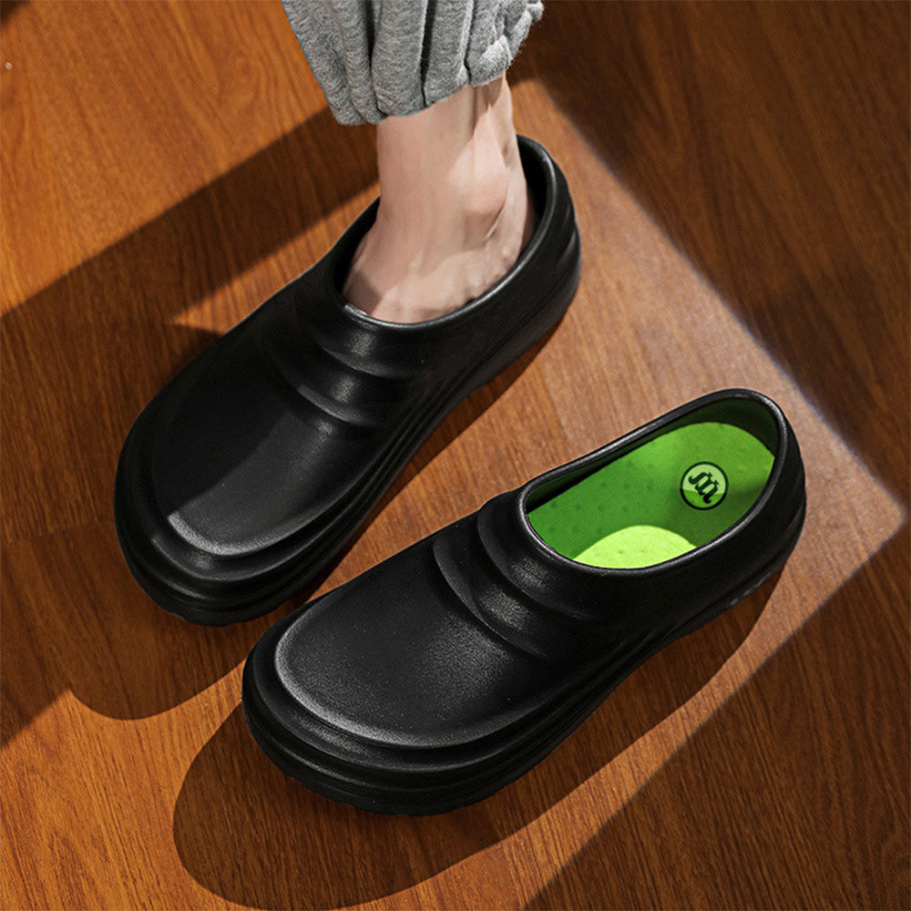 Men Non-slip Work Shoes Wear-resistant Clogs Kitchen Chef Shoes