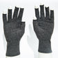 2Pairs Fingerless Arthritis Compression Gloves for Pain Relief