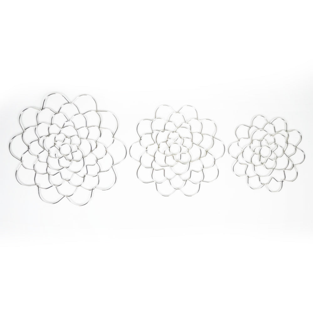 3Pcs 4/5/6 Inch Stainless Steel Reusable Flower Arranger Holder
