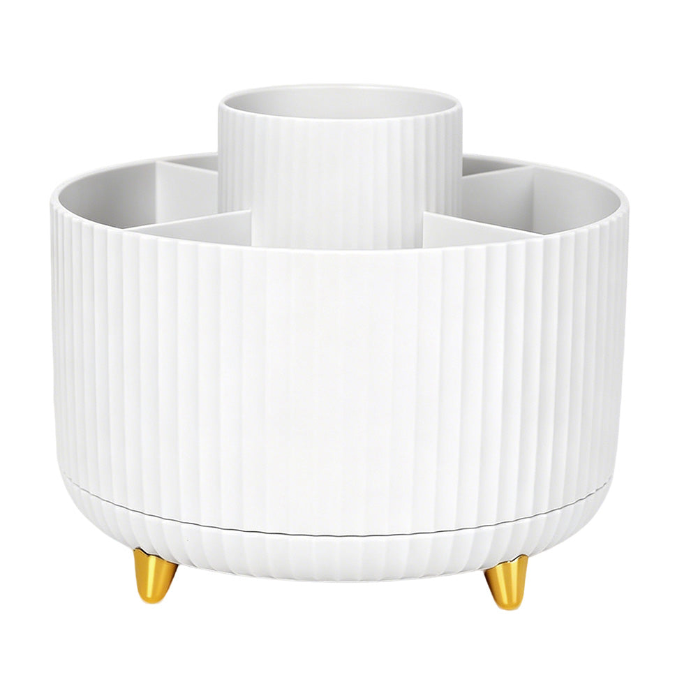 360 Degree Rotating Desk Organizer with 4 Slots For Pencil and Pen Holder
