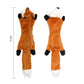 Dog Squeaky Animal Plush Toy No Stuffing
