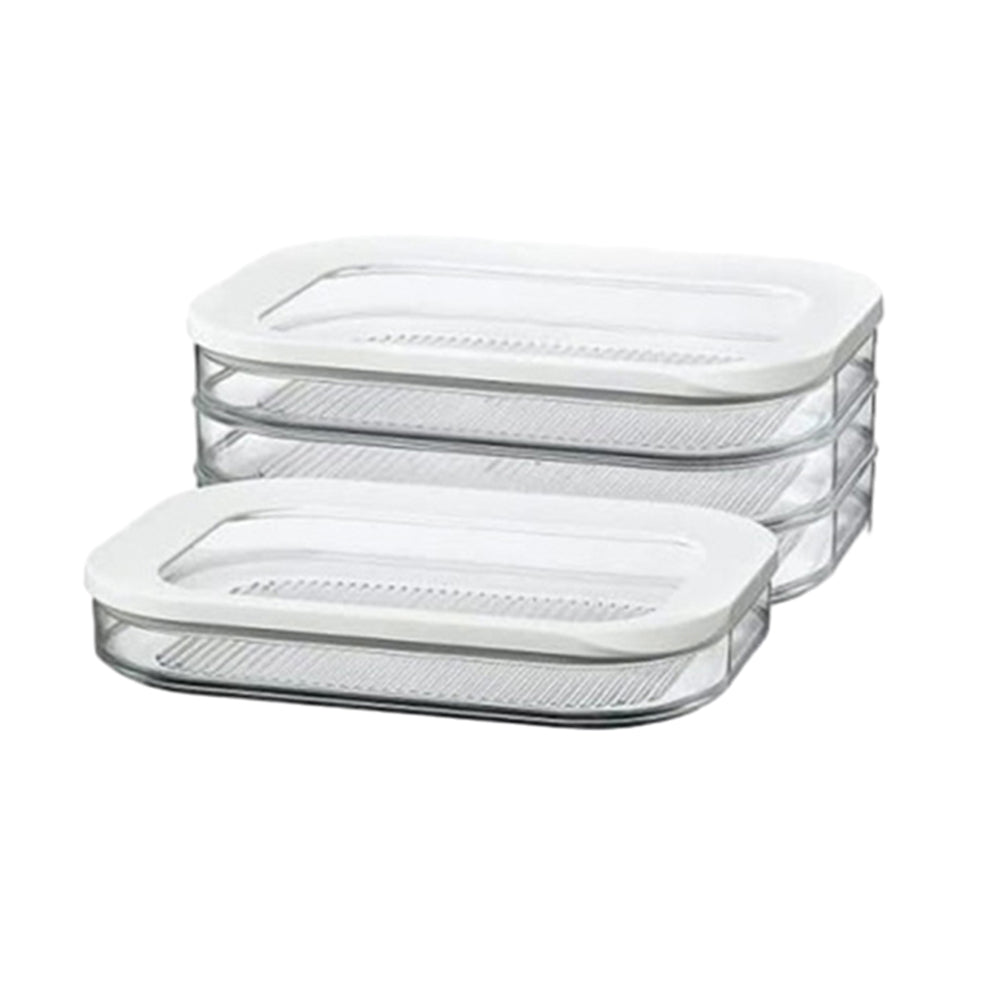 Refrigerator Food Storage Container with Airtight Lid