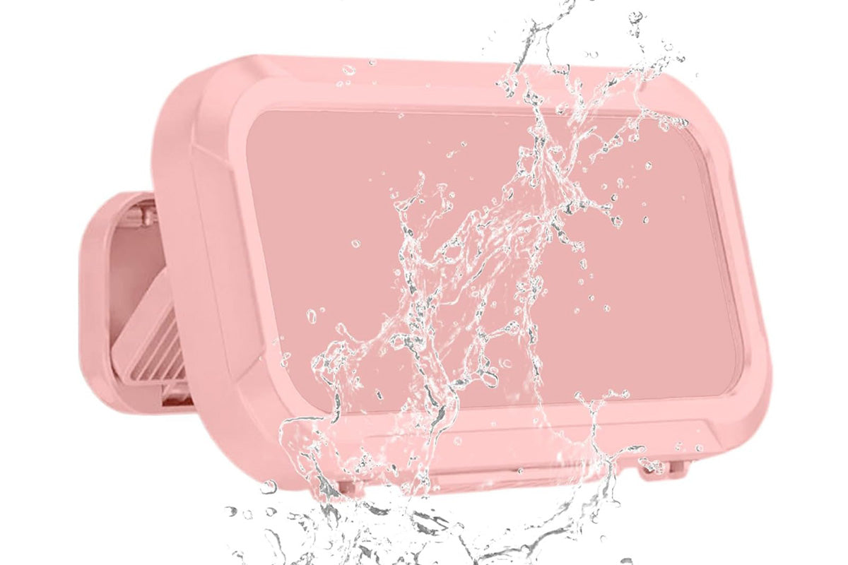 Waterproof Anti-Fog Rotating Shower Phone Holder for Bathroom Smartphone Case