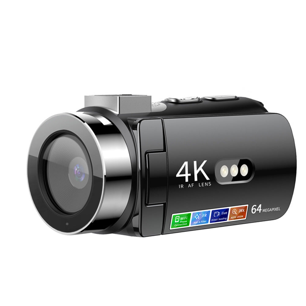 4K Video Camera Camcorder 64MP Vlogging Camera for YouTube