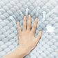 Cooling Shredded Memory Foam Pillows for Side Back Sleepers with Washable Cover-Blue