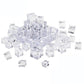 25 Pack Clear Simulated Ice Cubes for Drink Reusable Ice Cubes for Decor Home Bar Parties