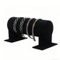 Headband Display Stand 30cm Cylindrical Velvet Hair Accessories Organizer