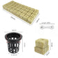 Grow Starter Rockwool Cubes Hydroponics Plant Net Cup Basket Aquaponic
