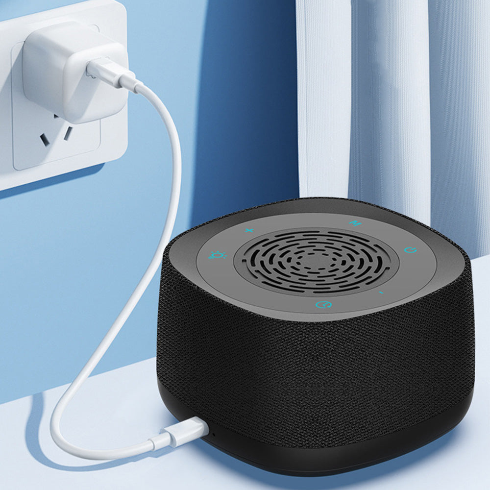 White Noise Sound Machine With Alarm Clock And Breathing Light