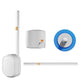 Disposable Toilet Brush and Holder Set with 30 Toilet Wand Refills