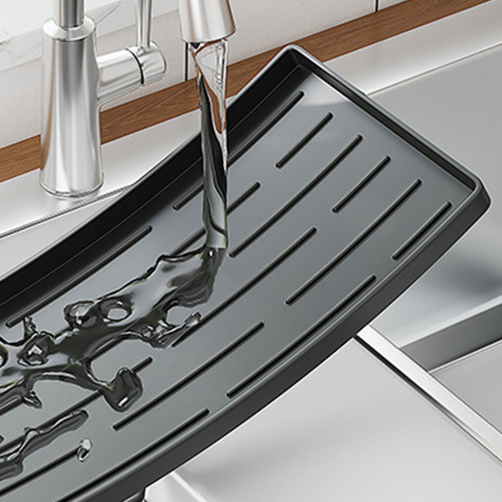 Expandable Sink Dish Drying Rack Black