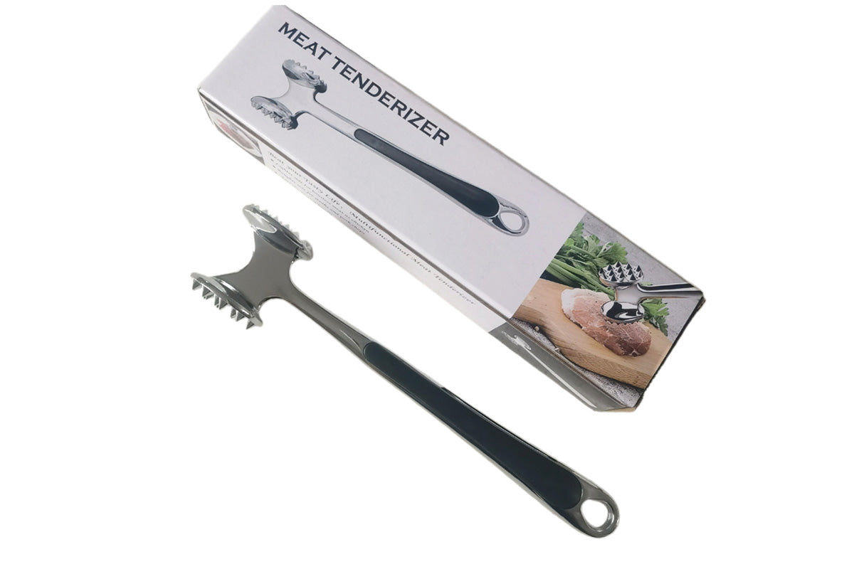 Meat Tenderizer Mallet Dual Sided Meat Hammer Chicken Pounder for Steak and Beef