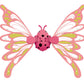 Fairy Wings with Lights for Girls Flying Fairy Toys Princess Cosplay Dress Up Gift