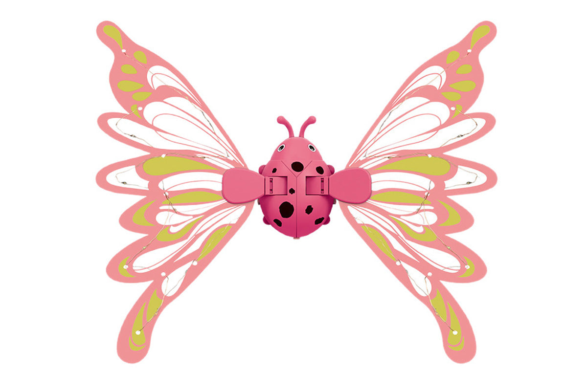 Fairy Wings with Lights for Girls Flying Fairy Toys Princess Cosplay Dress Up Gift