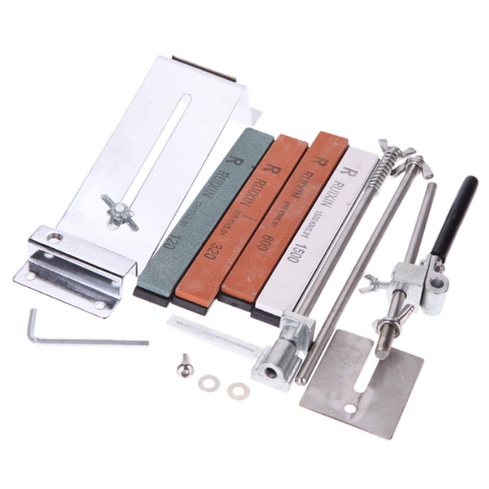 Fixed-angle Knife Sharpener Kit with 4Pcs Grindstones Kit