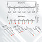 238 PCS Pegboard Hooks Set with 10 Storage Bins Stainless Steel Hooks for Tool Organization