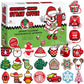 Advent Calendar 24 Days of Christmas Surprises with 10mm Straw Toppers