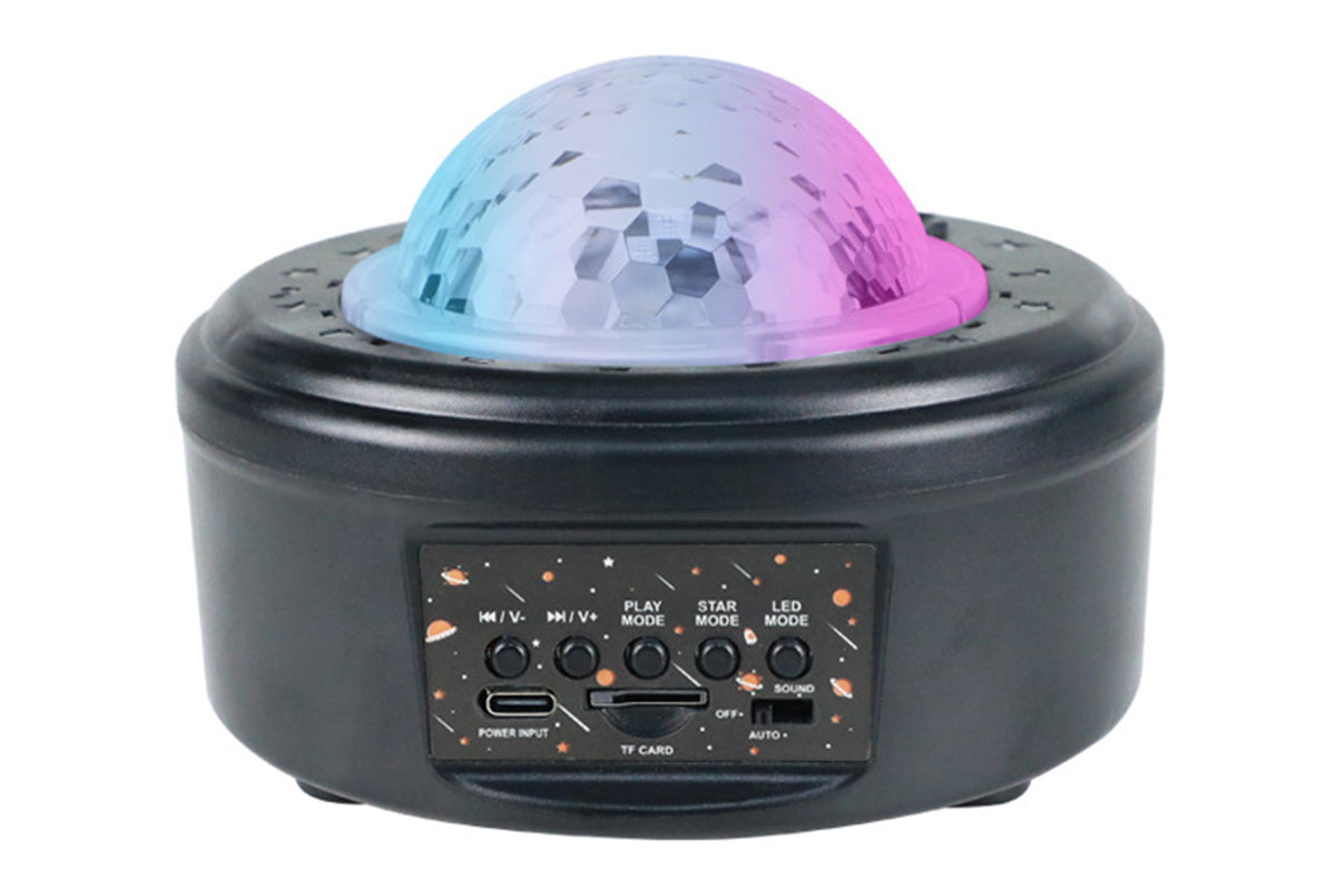 Remote Control Planet Ocean Wave Projector Lamp USB Bluetooth Speaker Wired Night Light
