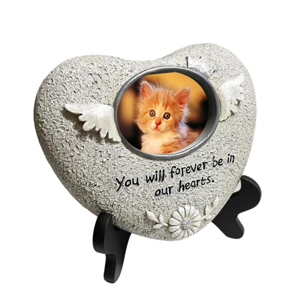 Pet Memorial Stone Puppy Tombstone Indoor Display
