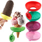 6Pcs No Drop Ice Cream Holders Popsicle Drip Catchers Popsicle Holders