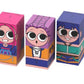 64pcs Stage Theme Magnetic Cube Building Blocks Scene Set Puzzle Assembly Toy
