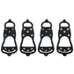 2 Pairs Ice Cleats Traction Crampons Snow Grips with 8 Spikes for Boots Shoes