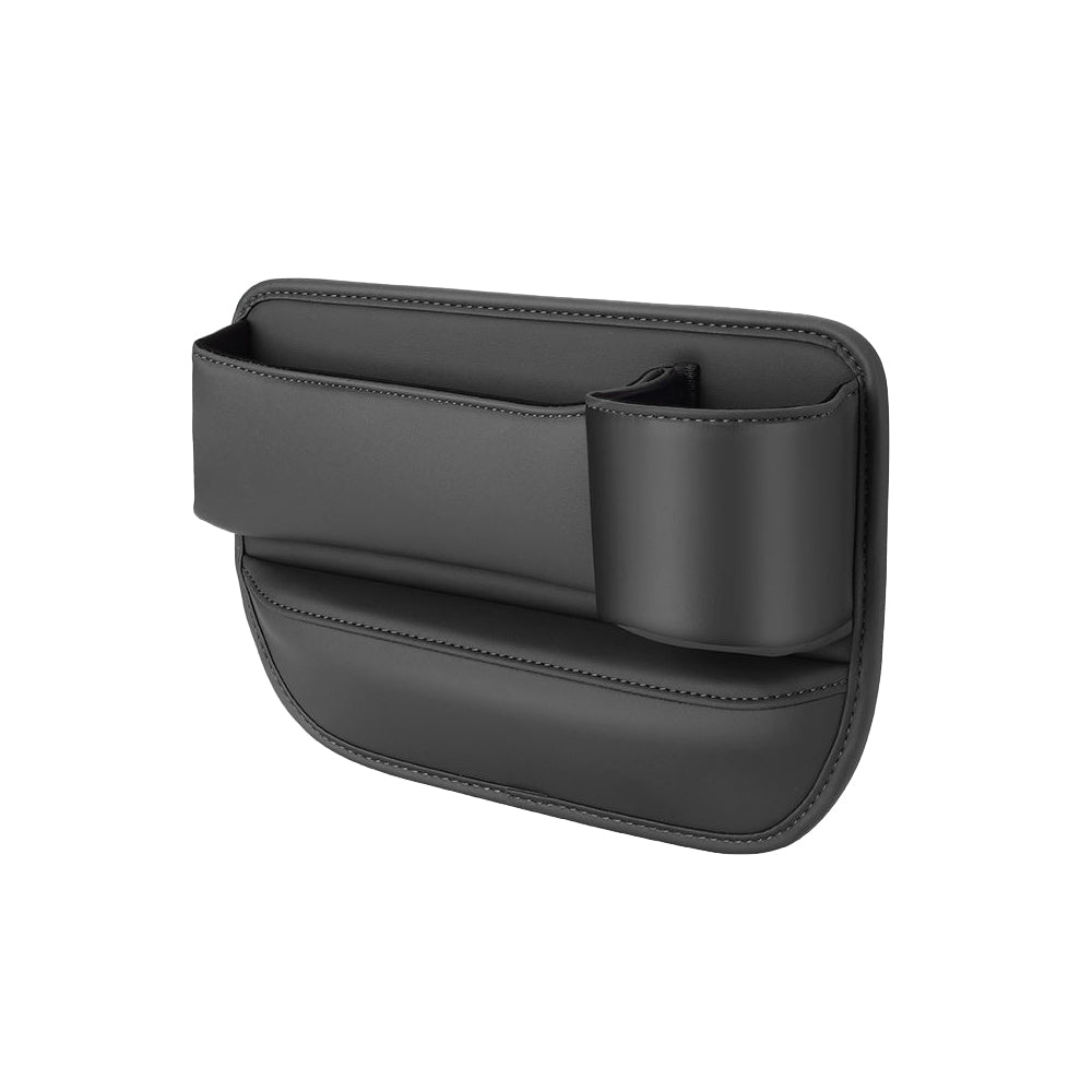 Car Leather Cup Holder Gap Bag Seat Gap Storage Box for Passenger Seat