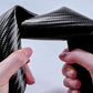 3 Piece Carbon Fiber Steering Wheel Cover Non-Slip Grip Protector