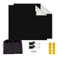 Portable Blackout Curtains for Sunscreen Window Shades Light Blacking Temporary Blackout Blinds