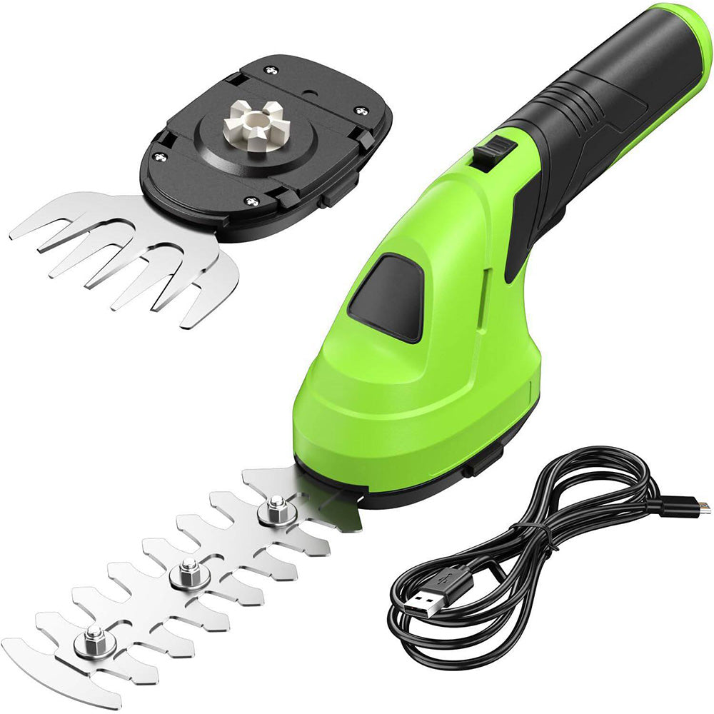 2 in 1 Green Cordless Garden Trimmer