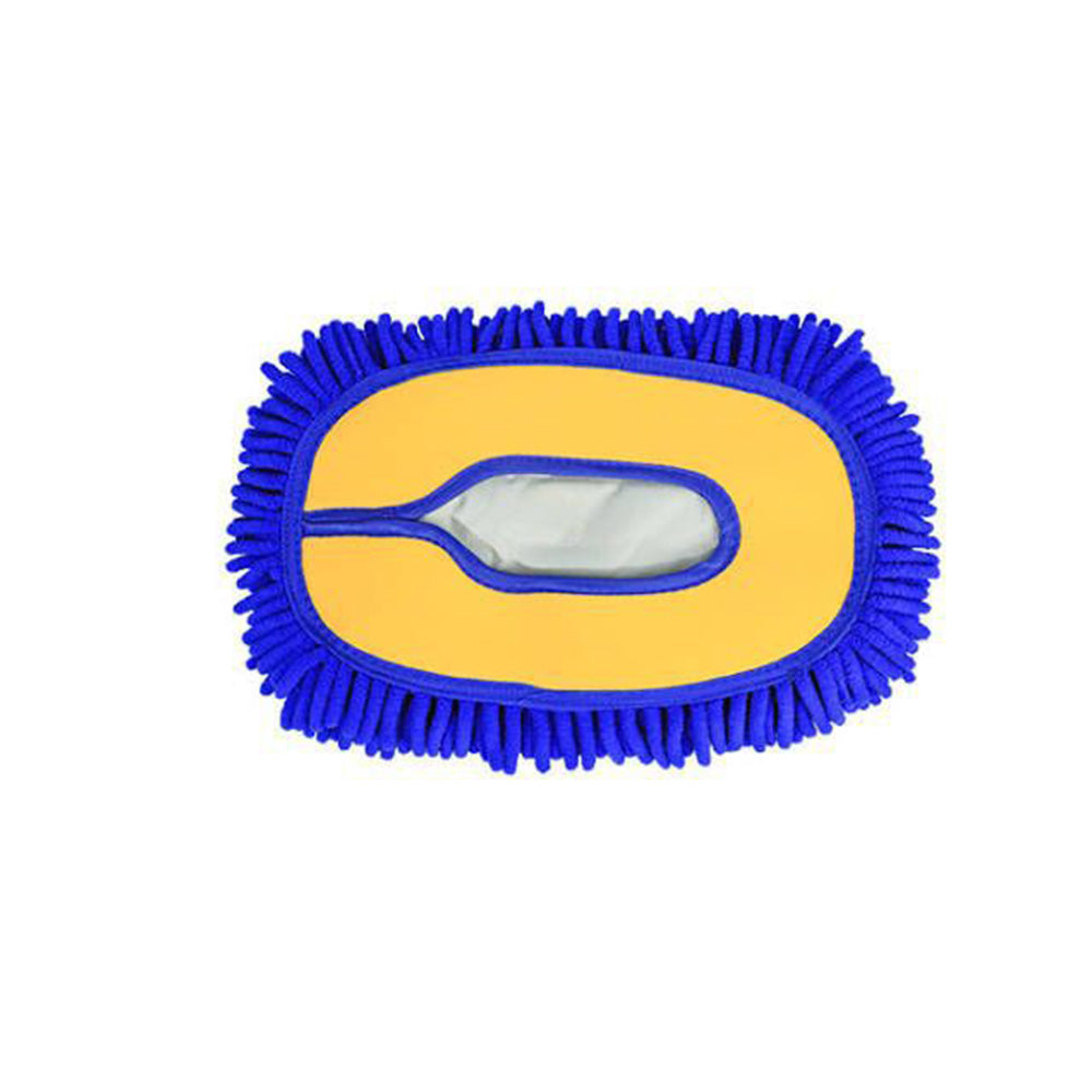 3-Section Telescopic Car Wash Brush 15-Degree Bent Handle with Extra Head