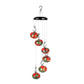 Plastic Hanging Wind Chime Hummingbird Feeder