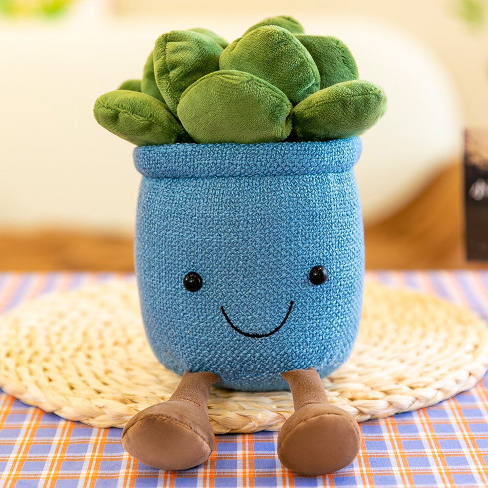 Potted Succulent Plush Stuffed Toy
