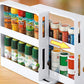 Slide Cabinet Organiser Rack Storage Pantry Kitchen Shelf Spice Jars Can Holder