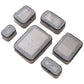 6Pcs Travel Luggage Compression Packing Cube Storage Bags